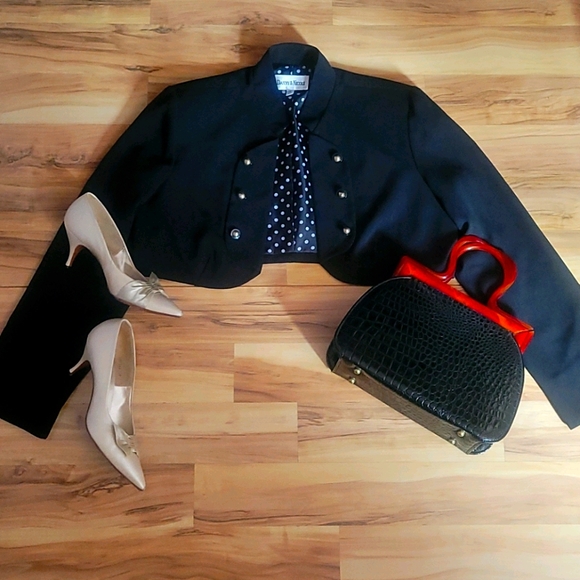 Jackets & Blazers - Vintage 90s Cropped Jacket Bolero L
